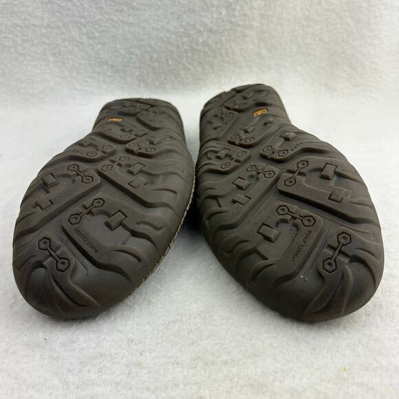 CAT Caterpillar Men's Gray Leather Slip-On Shoe Casual Loafer Thick Soles Size 6 - Picture 3 of 13